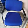 14 Blue Office / Boardroom / Meeting Chairs Image 2
