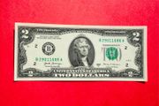 Usa  2  Dollars   2017. Letter   ( B 2 )  NEW YORK ( Uncirculated )