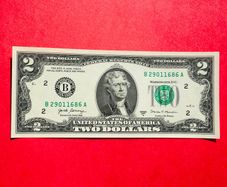 Usa  2  Dollars   2017. Letter   ( B 2 )  NEW YORK ( Uncirculated )