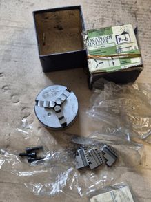 BISON-BIAL CT-80P Precision Lathe Chuck 80mm 3-Jaw Self-Centering New NOS 1983.