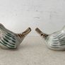 Vintage Hand Painted Sparrows 1970s Image 2