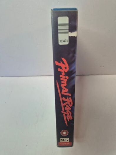 Primal Rage (1988) VHS - Rare Irish Big Box Ex-Rental (Castle Home Video) - Play Tested
