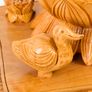60cm White Kadamb Wood Buddha Statue - Hand-Carved from India Image 6
