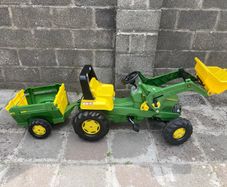 Rolly John Deere Tractor and Trailer Dumper Truck