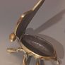 Vintage Mid Century Modern Solid Brass Fly Ashtray 1950s/60s Image 4