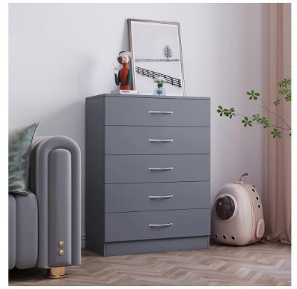 BRAND NEW 5 Drawers Shoe Cabinet Cupboard Shoe Storage Organizer Pull Down Wooden Furniture Unit