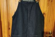 Denim dungarees dress