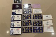 USA Kennedy 6 Proof Sets x 46 Coins