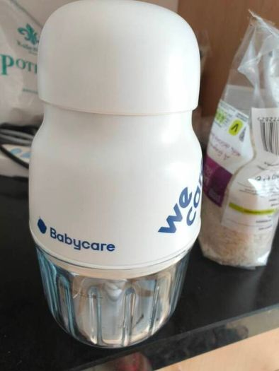 Babycare Baby Food Processor Glass Bowl 6 blade