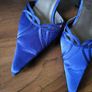 Purple Kitten heel Bridesmaids shoes Image 2