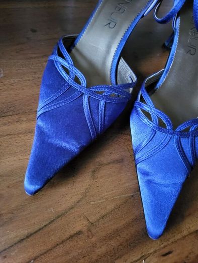 Purple Kitten heel Bridesmaids shoes