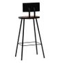 5 Piece Bar Set Black Image 10