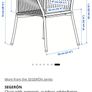 4 Ikea Chairs Outdoor/Garden Image 8