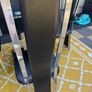 Black Glass and chrome dining table and chairs Image 7