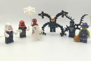[6-Pack] Spider-Man Heroes &amp; Villains Marvel Minifigure Bundle - Compatible with LEGO