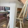 Solid Wood Farmhouse Kitchen Table + 4 Chairs Image 8