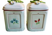 Vintage Villeroy and Boch Petit Fleur Canisters