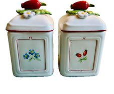Vintage Villeroy and Boch Petit Fleur Canisters
