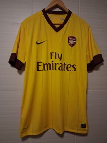 Arsenal Jersey. Official Nike Arsenal Mens Away Jersey From Season 2010/2011. Authentic Original From The Time.Not A Modern Day Remake.