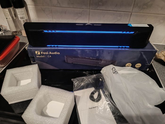 fosi c4 C4 Dynamic RGB Soundbar bluetooth NEW