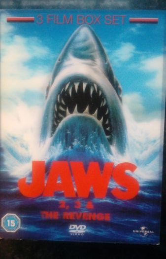 Jaws 2 3 4 Dvd Collection Shark Horror Movies