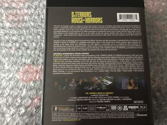 Dr Terrors House of Horrors 4K UHD