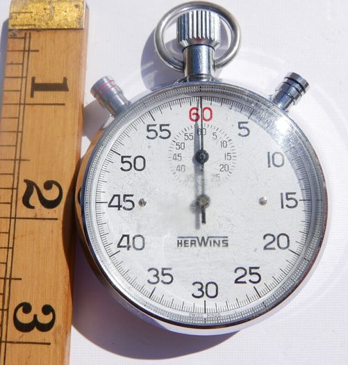 Herwins Vintage Stopwatch Swiss Made