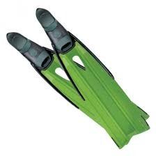 Sporasub Spitfire Kelp Plastic Fin with foot pockets for spearfishing/ diving / snorkelling