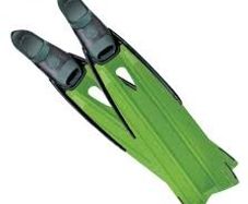 Sporasub Spitfire Kelp Plastic Fin with foot pockets for spearfishing/ diving / snorkelling