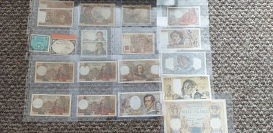 Francs France Lot 20 Pcs. - 1793 & 1940 To 1992