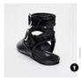 New Zara Black Buckle Shoes UK6 Image 5