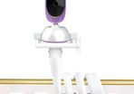 Baby Monitor Mount Compatible with BT Baby Monitor, Universal Baby Camera Holder,Baby Monitor Shelf, Baby Camera Stand for Crib Nursery Compatible with Most Baby Monitors