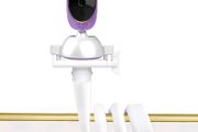 Baby Monitor Mount Compatible with BT Baby Monitor, Universal Baby Camera Holder,Baby Monitor Shelf, Baby Camera Stand for Crib Nursery Compatible with Most Baby Monitors