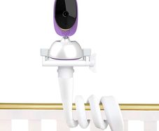 Baby Monitor Mount Compatible with BT Baby Monitor, Universal Baby Camera Holder,Baby Monitor Shelf, Baby Camera Stand for Crib Nursery Compatible with Most Baby Monitors