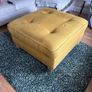 3 seater sofa and footstool Image 10