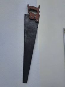 old original  hand saw