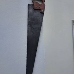 old original  hand saw