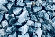 Icy blue stones, cobbles, pebbles, chippings