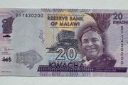 Malawi 20 Kwacha 2019 Banknote