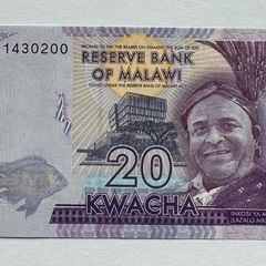 Malawi 20 Kwacha 2019 Banknote