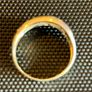 Ladies 9ct Gold Diamond Ring yellow white and rose gold top Image 3