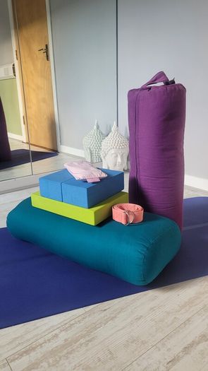 Yoga props in a bundle or individually
