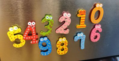 Fridge number magnets