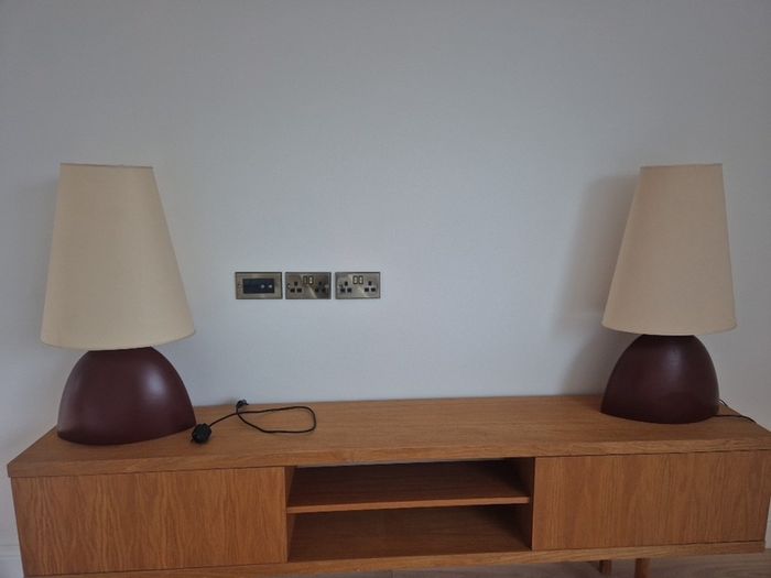 Pair of Natuzzi lamps