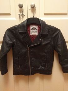Leather Biker Jacket for kids