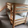 Bunk bed with attached slide and mattresses Image 8