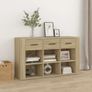 Sideboard Sonoma Oak 100x30x59.5 cm Engineered Wood Image 2