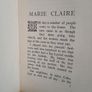 Marie Claire by Marguerite Audoux. Translated by John N. Raphael (HQ07) Image 5