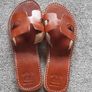 Leather Sliders Size 6 Image 2