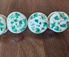 Vintage ceramic kitchen cabinet knobs